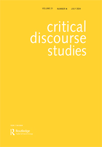 Cover image for Critical Discourse Studies, Volume 21, Issue 4, 2024