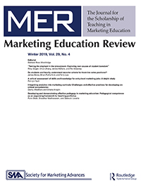 Cover image for Marketing Education Review, Volume 29, Issue 4, 2019
