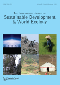 Cover image for International Journal of Sustainable Development & World Ecology, Volume 22, Issue 6, 2015