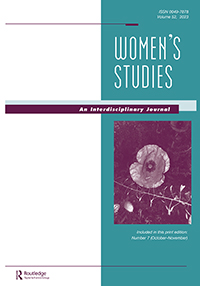 Cover image for Women's Studies, Volume 52, Issue 7, 2023
