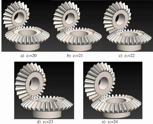 Figure 4. The type of the CAD models of the designed gears.