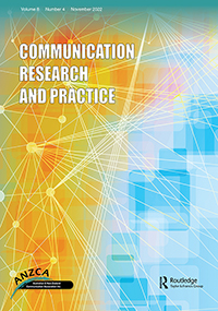 Cover image for Communication Research and Practice, Volume 8, Issue 4, 2022