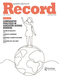 Cover image for Kappa Delta Pi Record, Volume 55, Issue 1, 2019