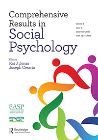 Cover image for Comprehensive Results in Social Psychology, Volume 4, Issue 3, 2020