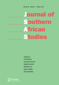 Cover image for Journal of Southern African Studies, Volume 48, Issue 5, 2022