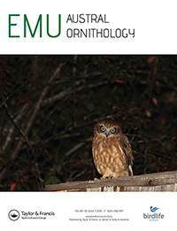 Cover image for Emu - Austral Ornithology, Volume 120, Issue 4, 2020