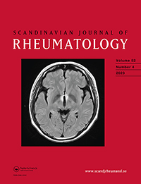 Cover image for Scandinavian Journal of Rheumatology, Volume 52, Issue 4, 2023