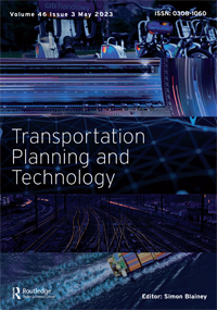 Cover image for Transportation Planning and Technology, Volume 46, Issue 3, 2023