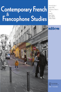 Cover image for Contemporary French and Francophone Studies, Volume 26, Issue 1, 2022