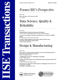 Cover image for IISE Transactions, Volume 55, Issue 2, 2023
