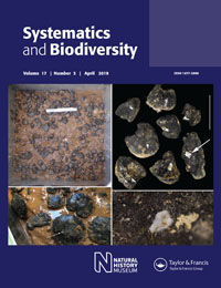Cover image for Systematics and Biodiversity, Volume 17, Issue 3, 2019