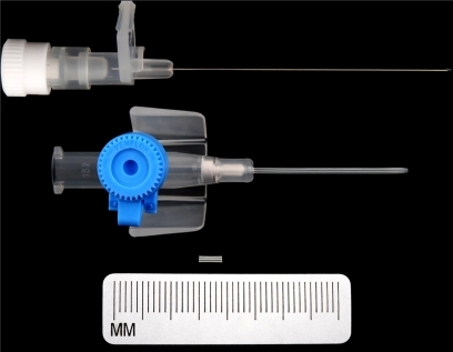 Figure 2 22-gauge angiocatheter (Venflon) cannula.