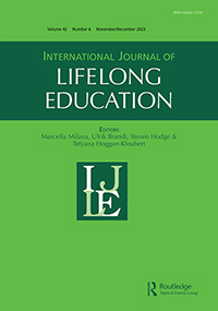 Cover image for International Journal of Lifelong Education, Volume 42, Issue 6, 2023