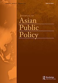 Cover image for Journal of Asian Public Policy, Volume 13, Issue 3, 2020