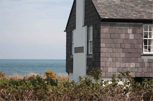 Figure 5. Slate detail, Maud Cottages, Cushendun, 1926. (Photo by author)