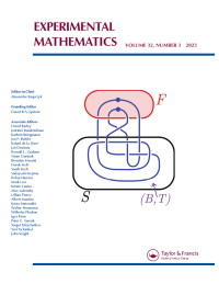 Cover image for Experimental Mathematics, Volume 32, Issue 3, 2023