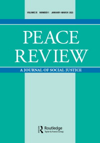 Cover image for Peace Review, Volume 35, Issue 1, 2023