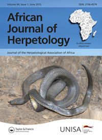 Cover image for African Journal of Herpetology, Volume 64, Issue 1, 2015