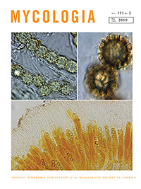 Cover image for Mycologia, Volume 111, Issue 3, 2019