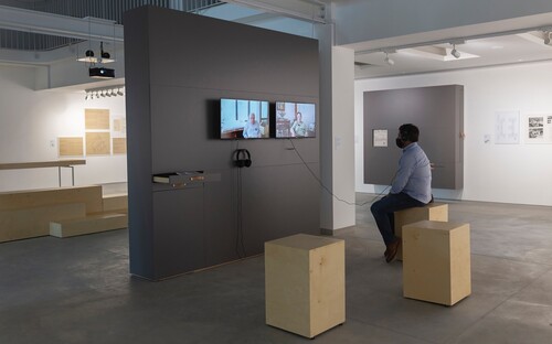 Figure 4. A multimedia approach was used to offer to the public new readings of the architectural archive, including films and video interviews.