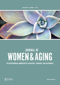 Cover image for Journal of Women & Aging, Volume 35, Issue 1, 2023