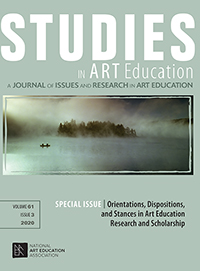 Cover image for Studies in Art Education, Volume 61, Issue 3, 2020