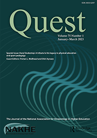 Cover image for Quest, Volume 75, Issue 1, 2023