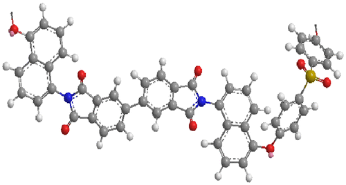 Figure 7. Molecular modeling of PI-5.