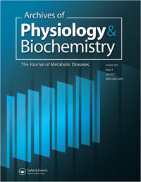 Cover image for Archives of Physiology and Biochemistry, Volume 123, Issue 3, 2017