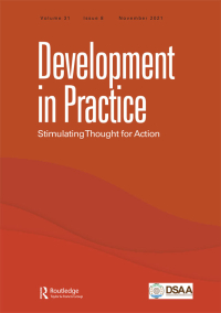 Cover image for Development in Practice, Volume 22, Issue 7, 2012