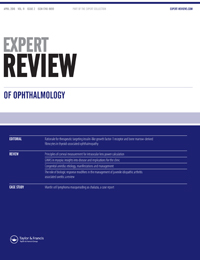 Cover image for Expert Review of Ophthalmology, Volume 11, Issue 2, 2016