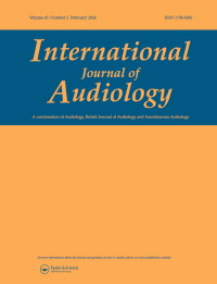 Cover image for International Journal of Audiology, Volume 63, Issue 2, 2024