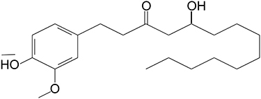 Figure 1 The structural formula of 10-G.