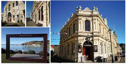 Figure 3. Oamaru heritage buildings and harbour