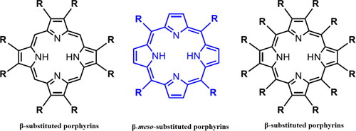 Figure 4. Three types of porphyrins.