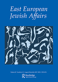 Cover image for East European Jewish Affairs, Volume 45, Issue 2-3, 2015