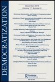 Cover image for Democratization, Volume 20, Issue 5, 2013