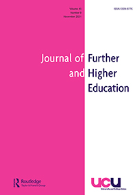 Cover image for Journal of Further and Higher Education, Volume 45, Issue 9, 2021