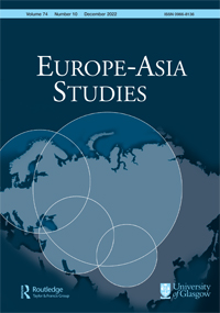 Cover image for Europe-Asia Studies, Volume 74, Issue 10, 2022