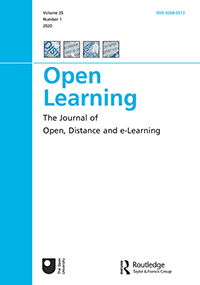 Cover image for Open Learning: The Journal of Open, Distance and e-Learning, Volume 35, Issue 1, 2020
