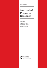 Cover image for Journal of Property Research, Volume 35, Issue 1, 2018