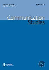 Cover image for Communication Studies, Volume 72, Issue 4, 2021