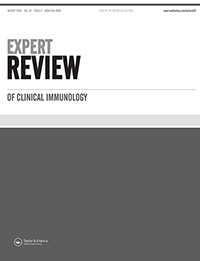 Cover image for Expert Review of Clinical Immunology, Volume 16, Issue 9, 2020