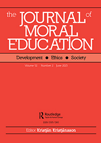 Cover image for Journal of Moral Education, Volume 52, Issue 2, 2023