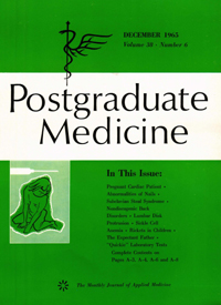Cover image for Postgraduate Medicine, Volume 38, Issue 6, 1965