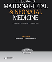 Cover image for The Journal of Maternal-Fetal & Neonatal Medicine, Volume 31, Issue 20, 2018