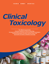 Cover image for Clinical Toxicology, Volume 60, Issue 1, 2022
