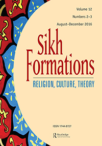 Cover image for Sikh Formations, Volume 12, Issue 2-3, 2016