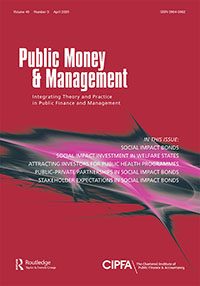 Cover image for Public Money & Management, Volume 40, Issue 3, 2020