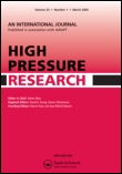 Cover image for High Pressure Research, Volume 32, Issue 1, 2012
